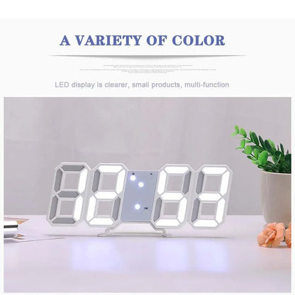 3D LED Digital Alarm Clock