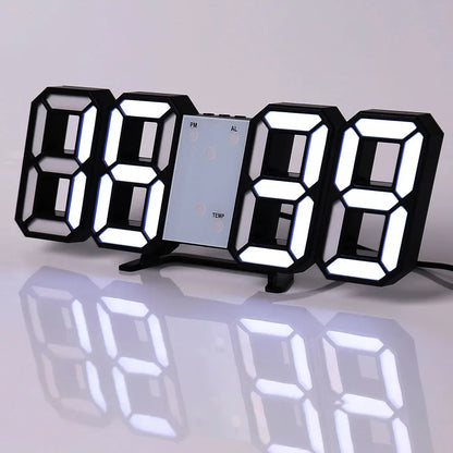 3D LED Digital Alarm Clock