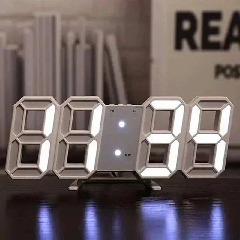 3D LED Digital Alarm Clock