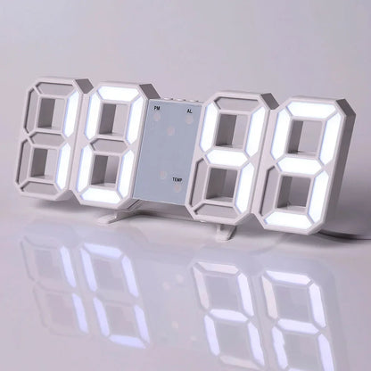 3D LED Digital Alarm Clock