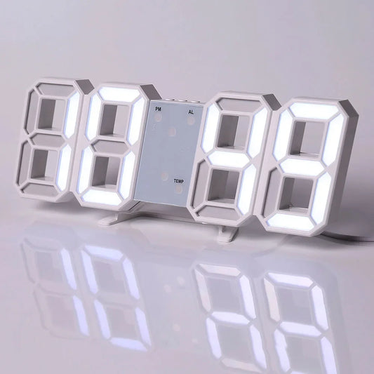 3D LED Digital Alarm Clock